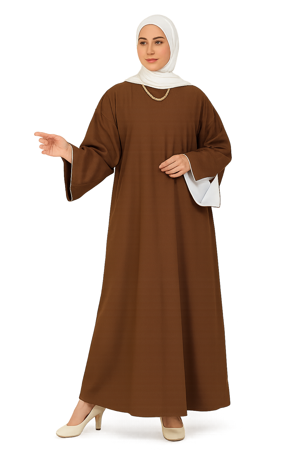 Abaya with delicate touches